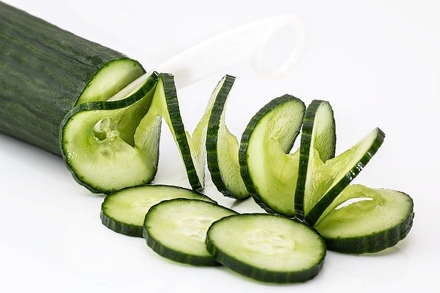 fancy shaped cucumber